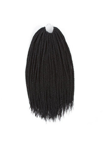  1B# Sister Lock Hair for Black Women 56roots/pack Faux Locks Kanekalon Synthetic Crochet Braids Hair Bundles