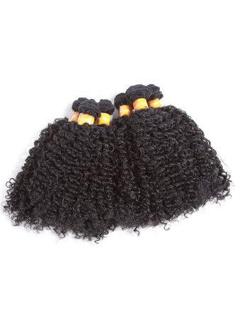 1B# Synthetic Curly Hair Extensions 9.5inch 6Pcs/Pack Kanekalon Hair Wave Bundles Deals Machine Sewed Double Weft