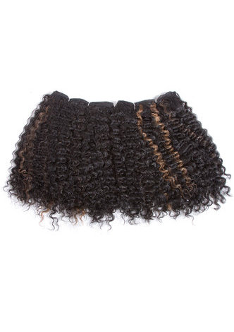 8 pouces Synthétique Courte Cheveux Bouclés 2pcs / lot HM1B / 27 Ombre Cheveux Bundles Offres 100g Kanekalon Extensions de Cheveux