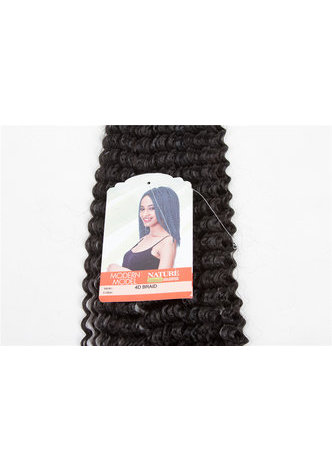 BOHEMIAN BRAID Crochet Braids Hair 1B# 5pc/lot Kanekalon Low Temperature Fiber Curly Synthetic Hair Extensions 18 inch