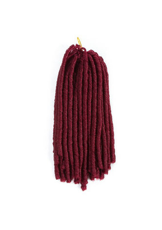  Curly Doux Dread Lock Crochet Extension de Cheveux 14 Racines Synthétiques Basse Température Fibres Tresses 1pc / lot 27 # 99J #