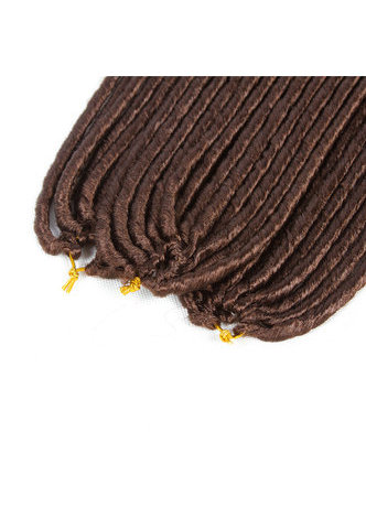 Curly Faux Locs Hair 24roots/pack 18inch Kanekalon Low Temperature 120g Synthetic Hair Crochet Curly Braids 30#,1B#