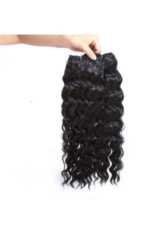  FREEDOM PLUS Kanekalon Hair Weave Bundles 120g/pc 15inch Double Weft Synthetic Fiber Wavy Hair Extensions