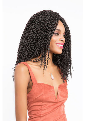  HAVANA TWIST Braid Synthetic Hair Extensions 1B# Kanekalon Low Temperature Fiber Crochet Braids Hair 5pc Braiding Hair