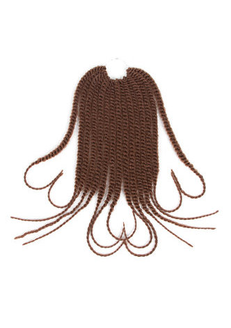 Kinky Braid Extensions de cheveux synthétiques 18 pouces Kanekalon Basse température Fiber Curly Crochet Tresses cheveux 5 pcs beaucoup lot 14 brins / article