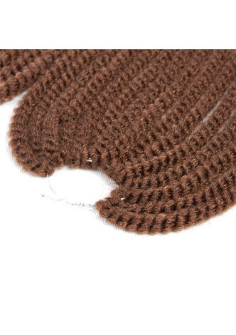  Kinky Braid Synthetic Hair Extensions 18inch Kanekalon Low Temperature Fiber Curly Crochet Braids Hair 5pcs a lot 14strands/item