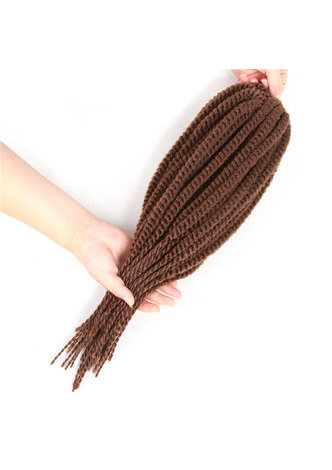  Kinky Braid Synthetic Hair Extensions 18inch Kanekalon Low Temperature Fiber Curly Crochet Braids Hair 5pcs a lot 14strands/item