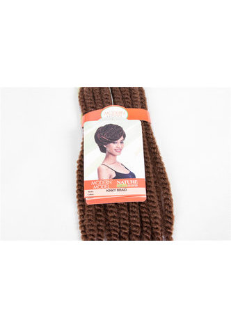Kinky Tresses 15 racines / paquet 18 pouce Kanekalon Basse Température 120g / Pc Synthétique Crochet Curly Tresses Cheveux Bundles Offres