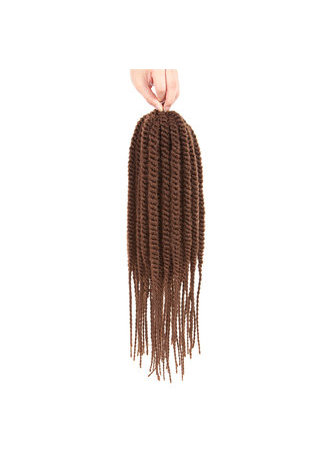 Kinky Tresses 15 racines / paquet 18 pouce Kanekalon Basse Température 120g / Pc Synthétique Crochet Curly Tresses Cheveux Bundles Offres