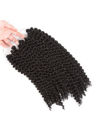 Mambo Twist cheveux 5 racines / pack 120g Kanekalon basse température Extensions de cheveux synthétiques pour les femmes noires 5 couleurs