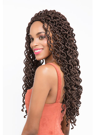  New Bohemian Curly Synthetic Braiding Hair Extensions 18inch Kanekalon Low Temperature Fiber Crochet Braids Hair 5pcs