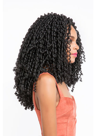  Soft Dread Lock Hair 1B# 15roots/pack 12 inch Kanekalon Low Temperature 75g Synthetic Curly Crochet Braids Hair