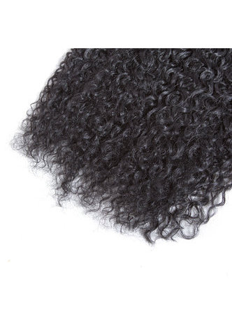  Synthetic Curly Hair Bundle Deal 14inch 1Pcs Medium Long Hair Wave 1B# Double Weft 120g Kanekalon Hair
