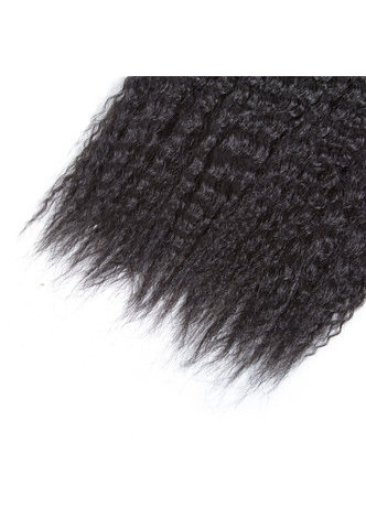 Synthetic DANCE Kanekalon Synthetic Hair Extension 1pc 18inch Curly Hair Bundles Machine Sewed Double Weft 1B Color