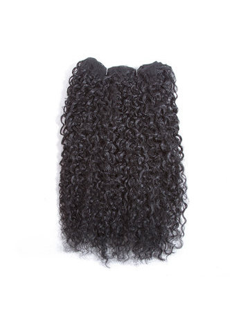 synthétique cheveux bouclés Bundle Deal 14 polegada 1 pcs moyen cheveux longs vague 1 b # double trame 120g Kanekalon cheveux