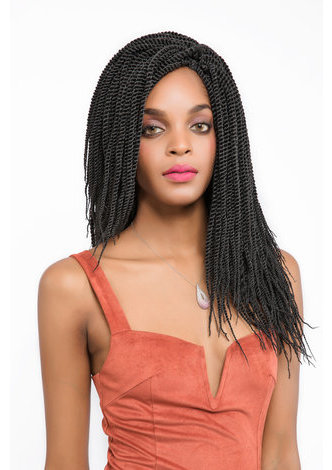 1B# Faux Locks Hair for Black Women 56roots/pack Sister Lock Low Temperature Synthetic Crochet Braids Hair Extensions