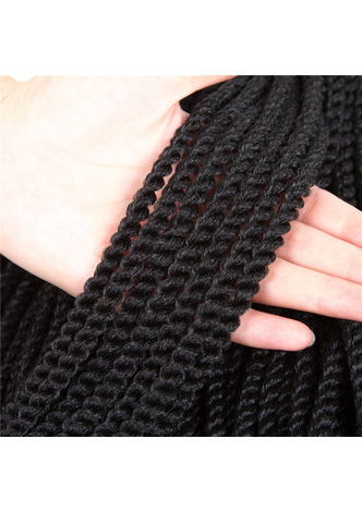 1B# Faux Locks Hair for Black Women 56roots/pack Sister Lock Low Temperature Synthetic Crochet Braids Hair Extensions