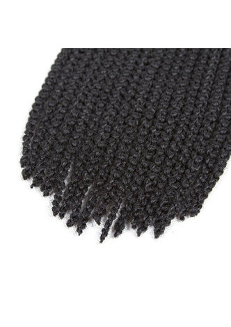 4D Braid Crochet Synthetic Hair Extensions 100% Kanekalon Fiber 1pc/lot Crochet Braids 18 strands/pack 1B#