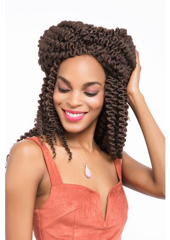 Hair YouGo 12inch Mambo Twist Hair for Black Women 5roots/pack 1B# Kanekalon Low Temperature 120g Synthetic Crochet Hair