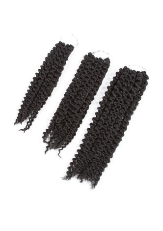 Hair YouGo1B# Mambo Twist Hair for Black Women 5roots/pack 12 inch Kanekalon <em>Low</em> <em>Temperature</em> 120g