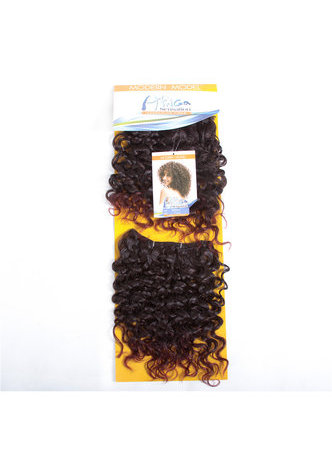 HairYouGo 10inch Synthetic Curly Hair Weave 2Pcs/Pack Medium Short Hair Extensions T2/99J Kanekalon Ombre Hair 6 Colors