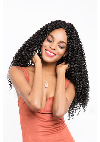 HairYouGo 1B# Bohemian Braids Hair 36roots/pack Kanekalon Low Temperature 85g Synthetic Crochet Curly Braids for Black Women