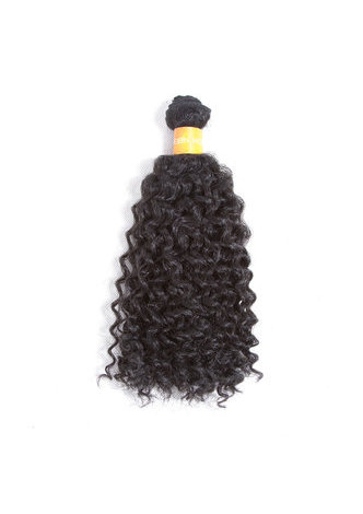 HairYouGo 1B# Synthetic Curly Hair Extensions 9.5inch 6Pcs/Pack Kanekalon Hair Wave Bundles Deals Machine Sewed Double Weft
