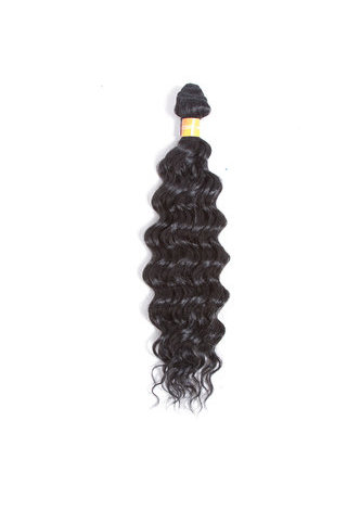 HairYouGo 1B# Synthetic Rose Wave Hair Extensions 6pcs/Pack Kanekalon Fiber Wavy Weave for Black Women 14-18 inch Weaving