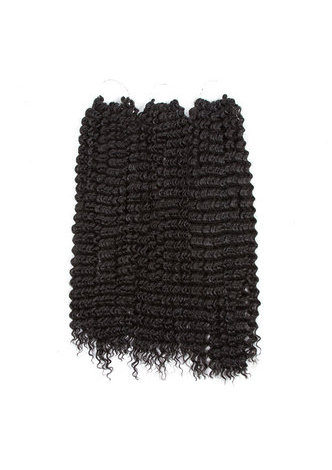 HairYouGo Pure Color Bohemian Braids Hair 18inch 85g Kanekalon Low Temperature Synthetic Curly Crochet Braids Hair Extensions