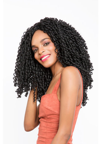 HairYouGo Soft Dread Lock Hair 1B# 15roots/pack 12 inch Kanekalon Low Temperature 75g Synthetic Curly Crochet Braids Hair