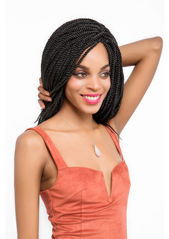 HairYouGo1B# Faux Locks Hair for Black Women 56roots/pack Sister Lock Low Temperature Synthetic Crochet Braids Hair Extensions