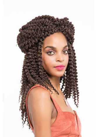 HairYouGo1B# Mambo Twist Hair for Black Women 5roots/pack 12 inch Kanekalon Low Temperature 120g Synthetic Hair