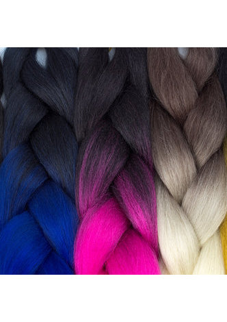  24 pouces Jumbo Tressage Extensions de Cheveux 100g Haute Température Fibres Synthétiques Jumbo Tresses pour les Femmes Noires 29 Couleurs