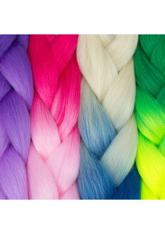 Crochet Tresses Extensions de Cheveux Cheveux Ombre 3-4 Tone Haute Température Synthétique Cheveux 24 pouces Tressage Cheveux Bundles Offres