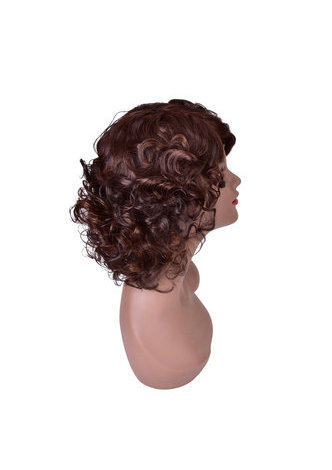  12inch High Temperature Fiber Short Curly Wig 1pc Women Wig on Sale