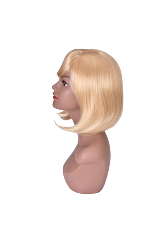  12inch High Temperature Fiber Synthetic Wigs for Women 1pc Short Straight Cosplay Wig Heat Resistant Blonde Hair