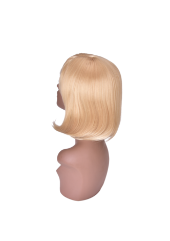  12inch High Temperature Fiber Synthetic Wigs for Women 1pc Short Straight Cosplay Wig Heat Resistant Blonde Hair