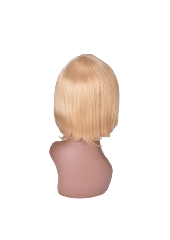  12inch High Temperature Fiber Synthetic Wigs for Women 1pc Short Straight Cosplay Wig Heat Resistant Blonde Hair