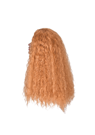 26 pouces Haute Fibre Longue Synthétique Cosplay Parti Perruques 1 pc Curly Perruque Style 0033