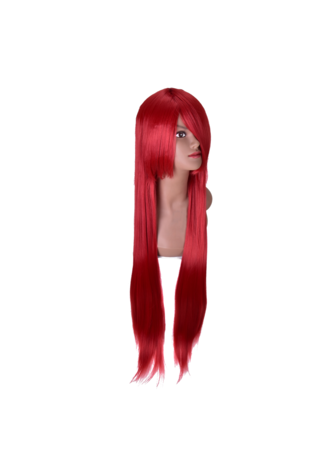 34 pouces Longue Soyeux Straigh Pure Couleur Haute Température Fibres Synthétiques Perruque 1 pc 85 cm Cosplay Partie Femmes perruque