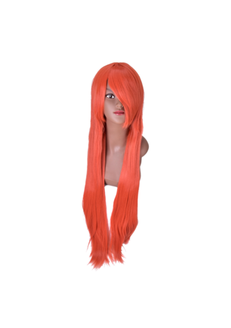  34inch Long Silky Straigh Pure Color High Temperature Fiber Synthetic Wig 1pc 85cm Cosplay Party Women Wig