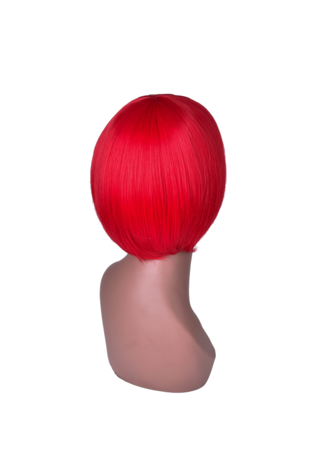  6inch Short Straight Bob Wig 3 Pure Colors High Temperature Fiber Synthetic for Women Cosplay Party Wig