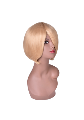  6inch Short Straight Bob Wig 3 Pure Colors High Temperature Fiber Synthetic for Women Cosplay Party Wig