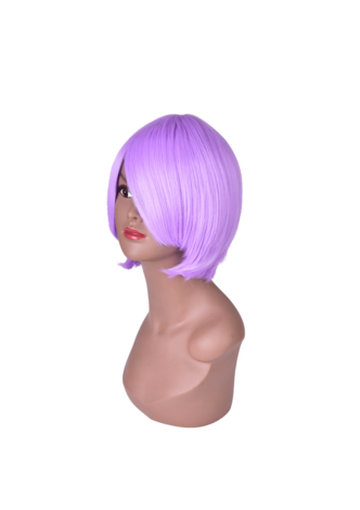  6inch Short Straight Bob Wig 3 Pure Colors High Temperature Fiber Synthetic for Women Cosplay Party Wig