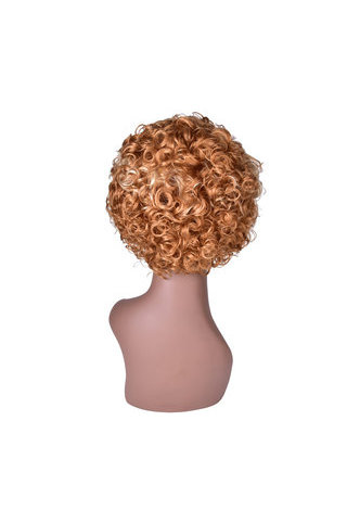  Short Curly Wigs for Black White Women Heat Resistant Synthetic Hair Wigs 10inch SW0115