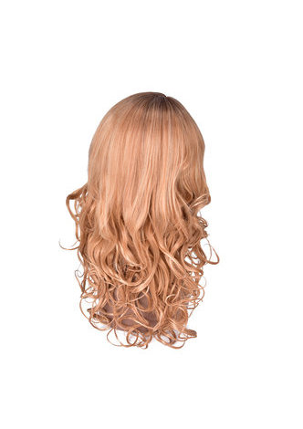 Synthetic Cosplay Wigs 48cm Brown Color Long Wavy Wig High Temperature Fiber Hair Wigs for Women SW0027
