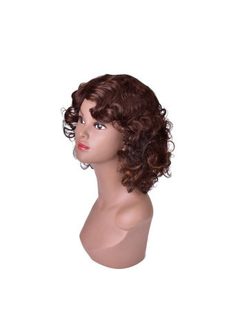 HairYouGo 12inch High Temperature Fiber Short Curly Wig 1pc Women Wig on Sale