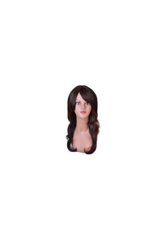 HairYouGo 22inch High Temperature Fiber Long Wavy Synthetic Wig 1pc Black 1B# Cos Cosplay Party Wig 0047A