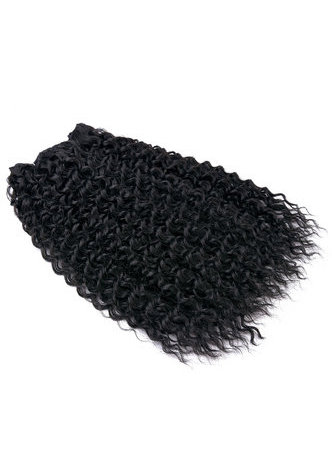  1# Long Curly Synthetic Hair Extension 120g 100% Kanekalon Fiber Hair Weave 1pc/lot Sew In Weave