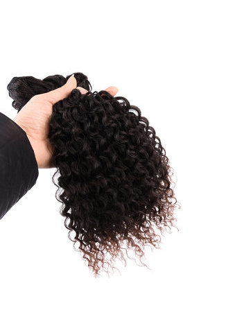  1# Long Curly Synthetic Hair Extension 120g 100% Kanekalon Fiber Hair Weave 1pc/lot Sew In Weave